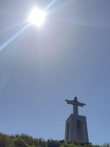 Cristo Rei seen from Quinta da Arealva, Lisbon