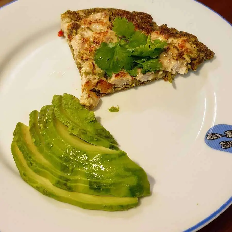 I served the bara in slices with avocado sprinkled with a good olive oil.