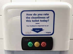 Schipol Toilet Review Machine