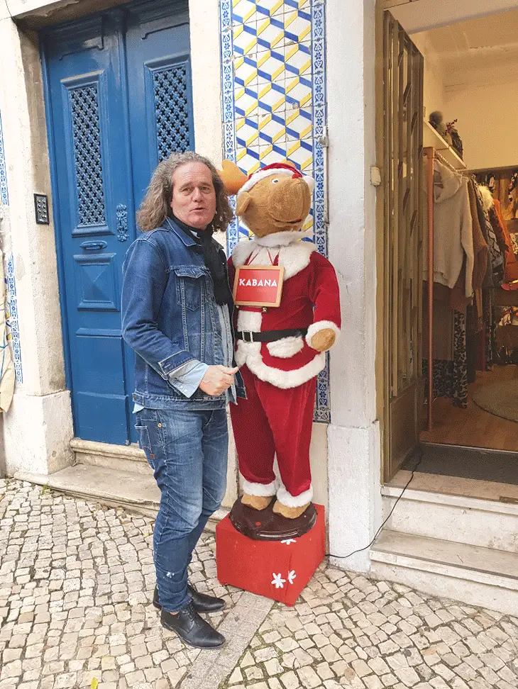 THOMAS DANCES WITH CHRISTMAS REIN DEER